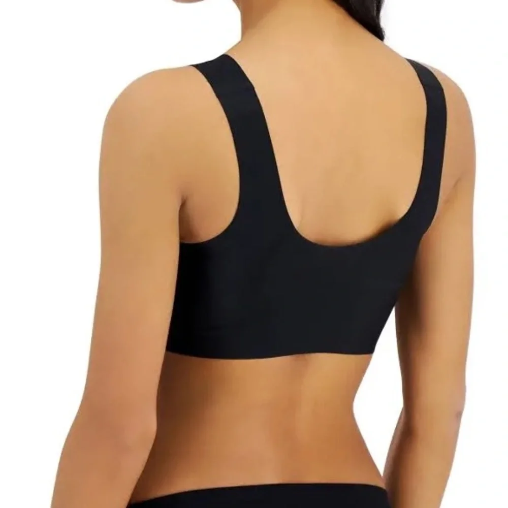 ALFANI INTIMATES Laser Cut Seamless Wireless Bralette, Black, Sizes: Sm & M, NWT